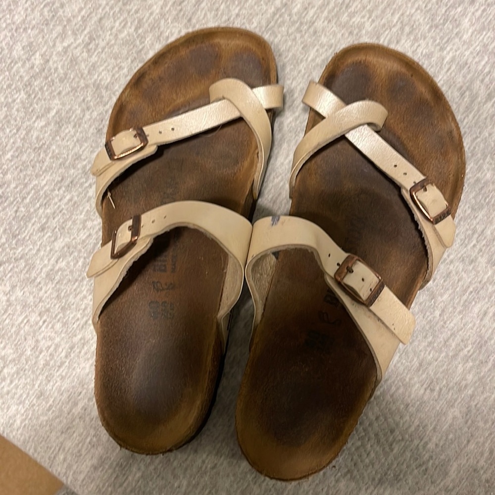 Size 40 Birkenstocks - lots of life left.